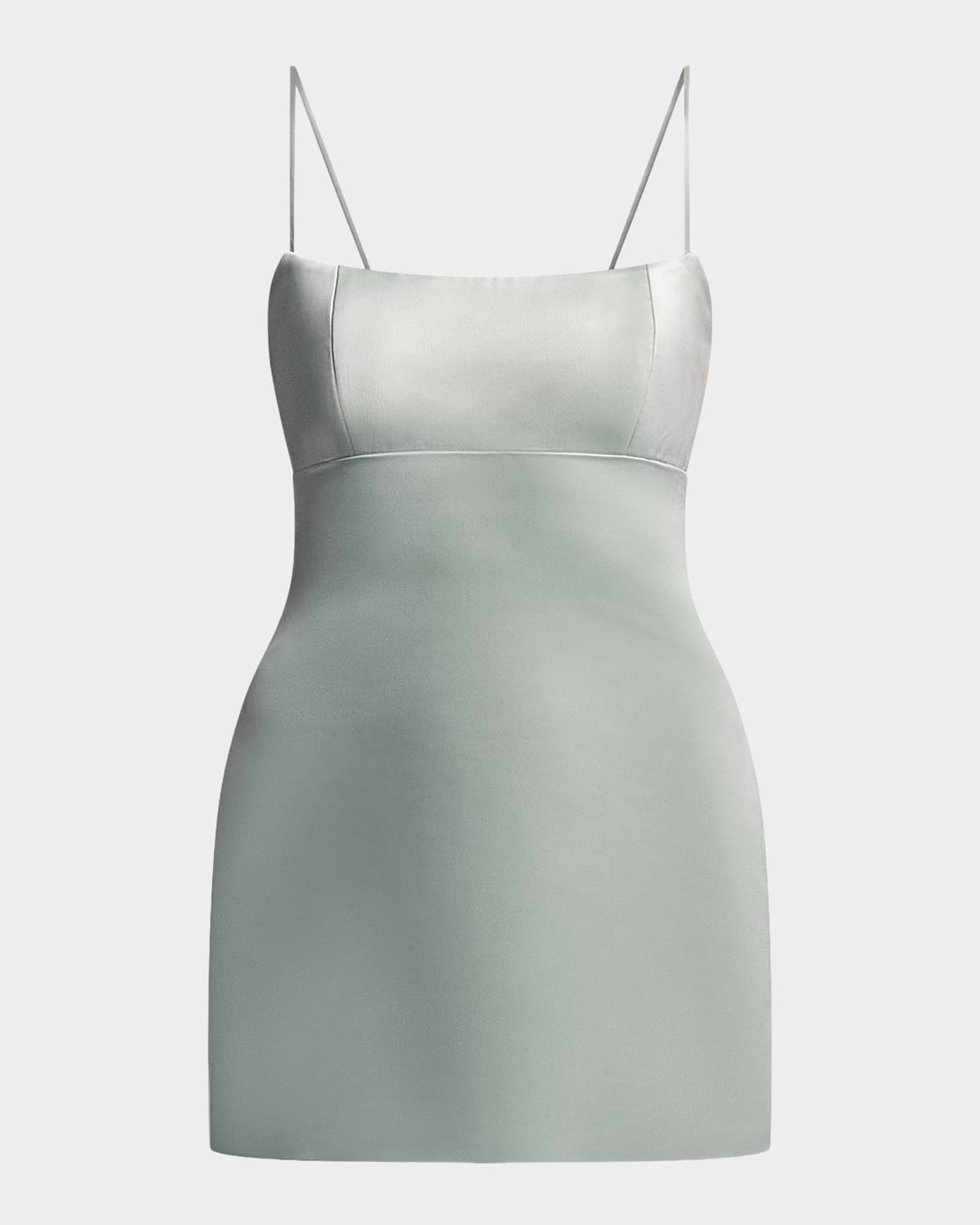 BCBGMAXAZRIA Serene Sleeveless Satin Mini Dress