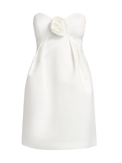 bcbg strapless mini dress BCBGMAXAZRIA Strapless Fit-&-Flare Mini Dress