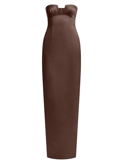 BCBGMAXAZRIA Women's Mariane Strapless Column Gown