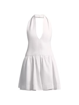 BCBGMAXAZRIA Women's Perle Halter Mini Dress