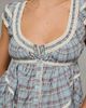 BDG BDG Amelia Cotton Lace Trim Cap Sleeve Babydoll Top in Black, Women's at Urban Outfitters - 3