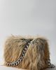 BDG BDG Ashton Faux Fur Shoulder Bag in Grey, Women's at Urban Outfitters - 4