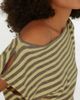 BDG BDG Bailey Banded Short Sleeve Dolman Sweater in Yellow/Grey Stripe, Women's at Urban Outfitters - 3