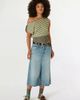 BDG BDG Bailey Banded Short Sleeve Dolman Sweater in Yellow/Grey Stripe, Women's at Urban Outfitters - 4