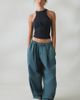 BDG BDG Bennie Baggy Side Pleat Pull-On Trousers Pant in Blue, Women's at Urban Outfitters - 1