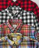 BDG BDG Bright Plaid Flannel Utility Overshirt Top in Black/White, Men's at Urban Outfitters - 7