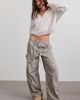 BDG BDG Buffy Fuzzy Knit Quarter Zip Funnel Neck Sweater in Grey, Women's at Urban Outfitters - 1