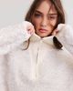 BDG BDG Buffy Fuzzy Knit Quarter Zip Funnel Neck Sweater in Grey, Women's at Urban Outfitters - 2