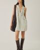 BDG BDG Cadet Button Sleeveless Shift Mini Dress in Light Green, Women's at Urban Outfitters - 1