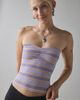 BDG BDG Carla Sweetheart Neckline Ribbed Printed Knit Tube Top in Purple, Women's at Urban Outfitters - 1