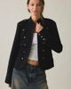 BDG BDG Cate Cotton Band Jacket in Black, Women's at Urban Outfitters - 1