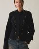BDG BDG Cate Cotton Band Jacket in Black, Women's at Urban Outfitters - 4
