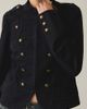 BDG BDG Cate Cotton Band Jacket in Black, Women's at Urban Outfitters - 5