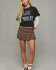 BDG BDG Chelsea Low-Rise Pleated Mini Skort in Brown, Women's at Urban Outfitters - 2