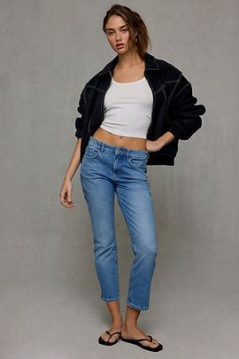 BDG BDG Cigarette Low-Rise Jeans in Buffy Wash, Women's at Urban Outfitters