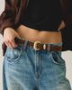 BDG BDG Cleo Curved Buckle Suede Belt in Brown, Women's at Urban Outfitters - 1