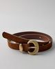 BDG BDG Cleo Curved Buckle Suede Belt in Brown, Women's at Urban Outfitters - 3