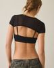 BDG BDG Connor Cropped Short Sleeve Shrug 2-Piece Set in Black, Women's at Urban Outfitters - 4