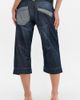 BDG BDG Cyris Low-Rise Relaxed Straight Capri Jeans in Vintage Denim Dark, Women's at Urban Outfitters - 4