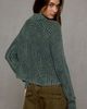 BDG BDG Dakota Mockneck Quarter Zip Pullover Sweater in Dark Green, Women's at Urban Outfitters - 4