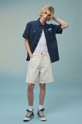 BDG BDG Denim Relaxed Carpenter Shorts in Ivory, Men's at Urban Outfitters
