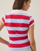 BDG BDG Dorm Room Cotton Polo Baby Tee in Black/White Stripe, Women's at Urban Outfitters - 2
