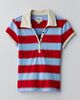 BDG BDG Dorm Room Cotton Polo Baby Tee in Black/White Stripe, Women's at Urban Outfitters - 5