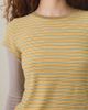 BDG BDG Double Layer Long Sleeve Spill The Tee in Yellow, Women's at Urban Outfitters - 3