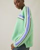 BDG BDG Eileen Multi-Color Stripe Oversized Crew Neck Sweater in White Stripe, Women's at Urban Outfitters - 1