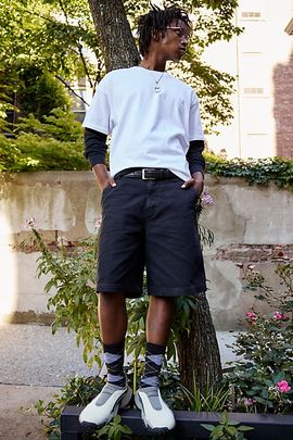 BDG BDG Eli Canvas Shorts in Black, Men's at Urban Outfitters
