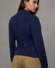 BDG BDG Emmy Ribbed Knit Belted Band Cardigan in Blue, Women's at Urban Outfitters - 4