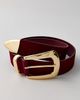 BDG BDG Everyday Western Suede Belt in Maroon, Women's at Urban Outfitters - 4
