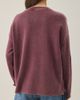 BDG BDG Felix Waffle Knit Cotton Long Sleeve Tee in Maroon, Women's at Urban Outfitters - 3