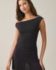 BDG BDG Fia Semi-Sheer Jersey knit Off-The-Shoulder Mini Dress in Black, Women's at Urban Outfitters - 2