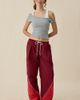 BDG BDG Finish Line Low-Rise Baggy Track Pants in Red, Women's at Urban Outfitters - 2