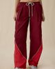 BDG BDG Finish Line Low-Rise Baggy Track Pants in Red, Women's at Urban Outfitters - 3