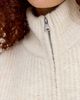 BDG BDG Finn Funnel Neck Full Zip Sweater in White, Women's at Urban Outfitters - 2