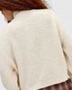 BDG BDG Finn Funnel Neck Full Zip Sweater in White, Women's at Urban Outfitters - 3