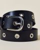 BDG BDG Grommet Studded Leather Belt in Black, Women's at Urban Outfitters - 1