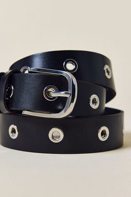BDG BDG Grommet Studded Leather Belt in Black, Women's at Urban Outfitters