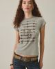 BDG BDG Grunge Graphic Short Sleeve Spill The Tee in Grey, Women's at Urban Outfitters - 1