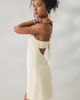 BDG BDG Haley Hardware Detail Open-Back Shift Mini Dress in Light Yellow, Women's at Urban Outfitters - 2