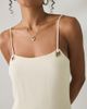 BDG BDG Haley Hardware Detail Open-Back Shift Mini Dress in Light Yellow, Women's at Urban Outfitters - 3