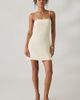 BDG BDG Haley Hardware Detail Open-Back Shift Mini Dress in Light Yellow, Women's at Urban Outfitters - 5