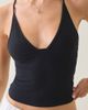 BDG BDG Hold Me Tight Ribbed Racerback Cropped Cami in Black, Women's at Urban Outfitters - 3