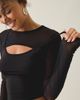 BDG BDG Hudson Long Sleeve Shrug Top 2-Piece Set in Black, Women's at Urban Outfitters - 4