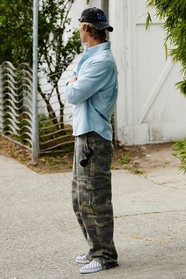 BDG BDG Jacob Canvas Cargo Pants in Camo, Men's at Urban Outfitters