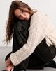BDG BDG Jax Printed Pleated Cocoon Low-Rise Jeans in Brown, Women's at Urban Outfitters - 1