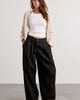 BDG BDG Jax Printed Pleated Cocoon Low-Rise Jeans in Brown, Women's at Urban Outfitters - 2