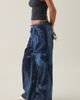 BDG BDG Jaya Laser Print Baggy Boyfriend Jeans in Printed Indigo, Women's at Urban Outfitters - 5